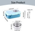 thumbnail image 3 of Clearance Items!Ymkly Kitchen Storage,Storage Box,School Children Stainless Lunch Box Of Food Containers Storage For Children Insulated Lunch Bag Reusable Lunch Box For ,Contigo Coffee Travel Mug, 3 of 9