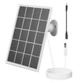 thumbnail image 2 of Fwttom Surveillance Camera Doorbell Low Power Consumption Solar Charging Panel Outdoor Solar Panel 3W 5V High Efficiency Monocrystalline Silicon, 2 of 6