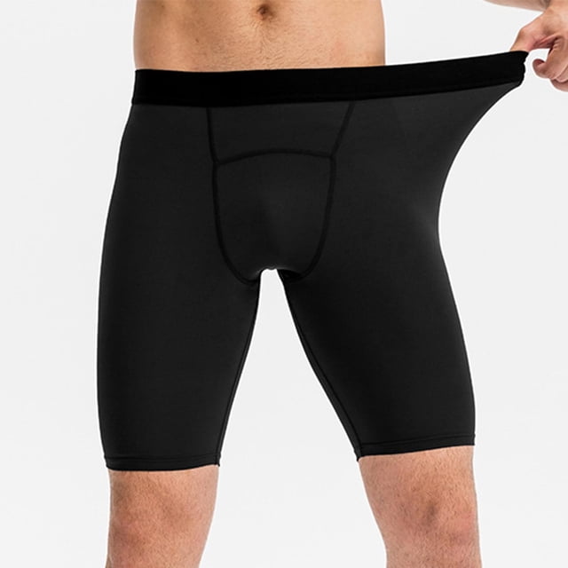Styesk Mens Shorts Men's Solid Color Fitness Training Breathable Sports Leggings