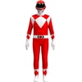 thumbnail image 4 of Power Rangers Combinaison pour Enfants, costume de Cosplay, Combinaison de Jeu pour Fête Costumée, 4 of 5