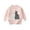 Rose, variante sur Économies d'Automne/hiver! HVOBTTY Chandail Décontracté à Manches Longues pour Fille, Chandail à Enfiler Style Tête-de-Poule avec Imprimé Poupée Adorable d'Hiver pour Enfants, Haut Tricoté à Manches Longues Rose, 3 Ans