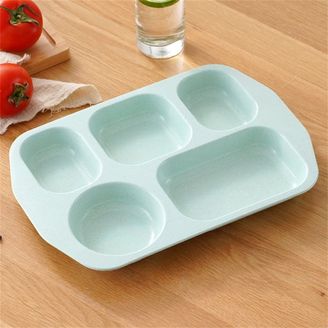 Amzcrzy Lunch Boîte à pour Femmes Réutilisable Bento Boîte à Lunch avec 5 Compartiments pour Enfants et Adultes Contenants de Préparation de Repas Rangement Rangement Contenants de Préparation de Repas Boîte à Lunch Boîte Bento