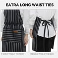 thumbnail image 4 of Oleegame 1PC Pretty Apron Aprons For Unisex With Pockets Chef Aprons For Cooking Apron Adjustable Bib Kitchen Apron Black, 4 of 5
