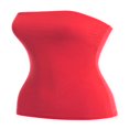 thumbnail image 1 of CHUANK Haut Bandeau Long Tube Basique Uni Extensible en Coton pour Femmes, Lot de 2, 1 of 5