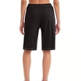 thumbnail image 3 of Plebaso Knee Length Shorts for Women Drawstring Lounge Long Shorts Summer Athletic Shorts with Pockets, 3 of 4