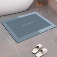 thumbnail image 3 of GROWTH TANK Anti Slip Shower Rug Bathroom Mats Floor Mat Carpet Non Slip Bath Tub Rugs Rectangle Blue L, 3 of 7