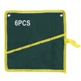 thumbnail image 2 of FAGINEY Pochette de Rangement pour Clé à Molette, Sac de Rangement, 1pc Toile Durable 6/8/10/12/14/25 Poches Clé à Molette Sac de Rangement Vert, 2 of 3