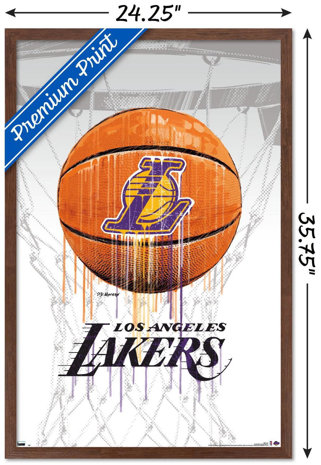 NBA Los Angeles Lakers - Ballon goutte à goutte 20