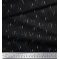 thumbnail image 3 of Soimoi Black polyester Crepe Fabric Arrows Arrow Decor Fabric Printed Yard 42 Inch Wide, 3 of 3