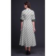 thumbnail image 3 of Bimba Robe-Chemise Mi-Mollet pour Femmes à Carreaux Imprimés, Manches Retroussables, Boutonnée - Moyen, 3 of 5