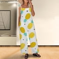 thumbnail image 2 of Birdeem Women Ladies Printed Summer Sleeveless Backless Loose Long Playsuits Rompers Jumpsuit, 2 of 8