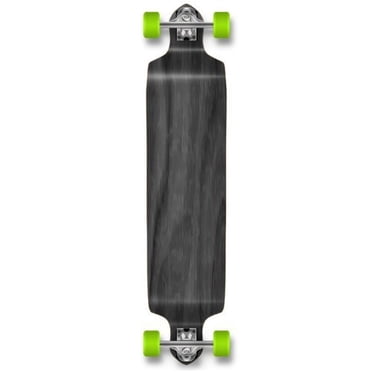 Yocaher Checker Graphique Professionnel Vitesse Drop Down Teinté Longboard Complet (Complete-Drop Down-02-Black)
