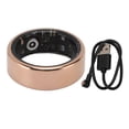 thumbnail image 2 of Smart Fitness Tracker, Water Resistant Body Temperature Monitoring Step Counter Wearable Smart Health Device  for Birthday Gifts Black,Gold, 2 of 7