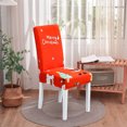 thumbnail image 4 of Christmas Chair Cover With Elastic Stretchable Washable Protective Cover Suitable For Restaurant Ceremony Hotel Chair Cover, 4 of 5
