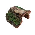 thumbnail image 1 of Wweixi Fish Tank Hideout Hollow Tree Trunk Ornament Creating Shelters For Small Lizards Betta Fish Reptile Hideout Green Style A, 1 of 6