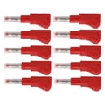 thumbnail image 3 of Fil de Haut-Parleur Rétractable, Empilable Banane Télescopique Isolé pour Équipement Numérique 3C Rouge, 3 of 8