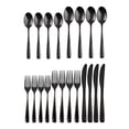 thumbnail image 4 of Cambridge Cranston Black Mirror 18/0 Stainless Steel 20 Piece Flatware Set, 4 of 4