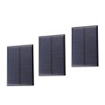 thumbnail image 2 of Treedix 3 Pcs 5V 150mA Colle pour Panneau Solaire Chargeur de Batterie Solaire Kit de Module de Panneau Solaire Mini Petit Silicium Encapsulé dans Résine Étanche (150mA), 2 of 4
