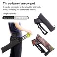 thumbnail image 4 of LJNYFDC Support Durable Oxford Quiver Réglable pour Tir à l'Arc Design Trois Tubes Accessoires de Sport, 4 of 7