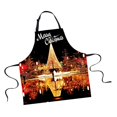 thumbnail image 1 of GUOOL Christmas Adults Chef Apron for Kitchen Festive Cooking Baking Lake, 1 of 6