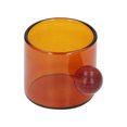 thumbnail image 4 of Glass Coffee Cup, Coloerd Glass Coffee Mug With Wooden Handle For Hot Cold Coffee Tea Beverage  Water, 4 of 8