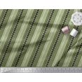 thumbnail image 2 of Soimoi Rayon Crepe Fabric Stripe & Diamond Block Print Sewing Fabric Yard 46 Inch Wide, 2 of 2