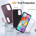 thumbnail image 4 of for Samsung Galaxy A15 Case, Samsung Galaxy A15 Phone Case with Built in Kickstand, Shockproof/Dustproof/Drop Proof Heavy Duty Military-Grade Rugged Protective Cover for Samsung Galaxy A15,Purple, 4 of 8