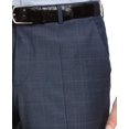 thumbnail image 4 of Hugo Pantalon de Costume à Carreaux Bleu Foncé/rouille Coupe Moderne pour Hommes, 4 of 5