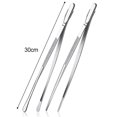 thumbnail image 4 of 2 Pcs 12-Inch Fine Cooking Tweezer Tongs,Extra-Long Stainless Steel Kitchen Tweezers Tongs, 4 of 5