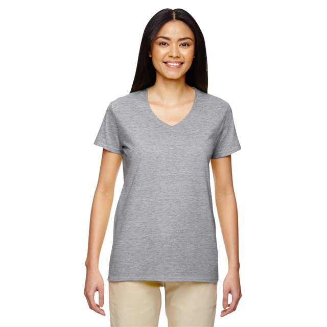 Gildan Heavy Cotton Ladies' V-Neck Tee