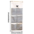 thumbnail image 2 of Binwennn Containers for Organizing Bedroom up Boxes for Storage Over The Door Shoe Organizer Hanging Closet Holder Hanger Storage Bag Rack With Large Mesh Pockets Linen Fabric Wall Door Hanging, 2 of 3