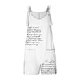 thumbnail image 4 of Penkiiy Combinaison Décontractée Sans Manches pour Femme, Blanc, Taille P, 4 of 6