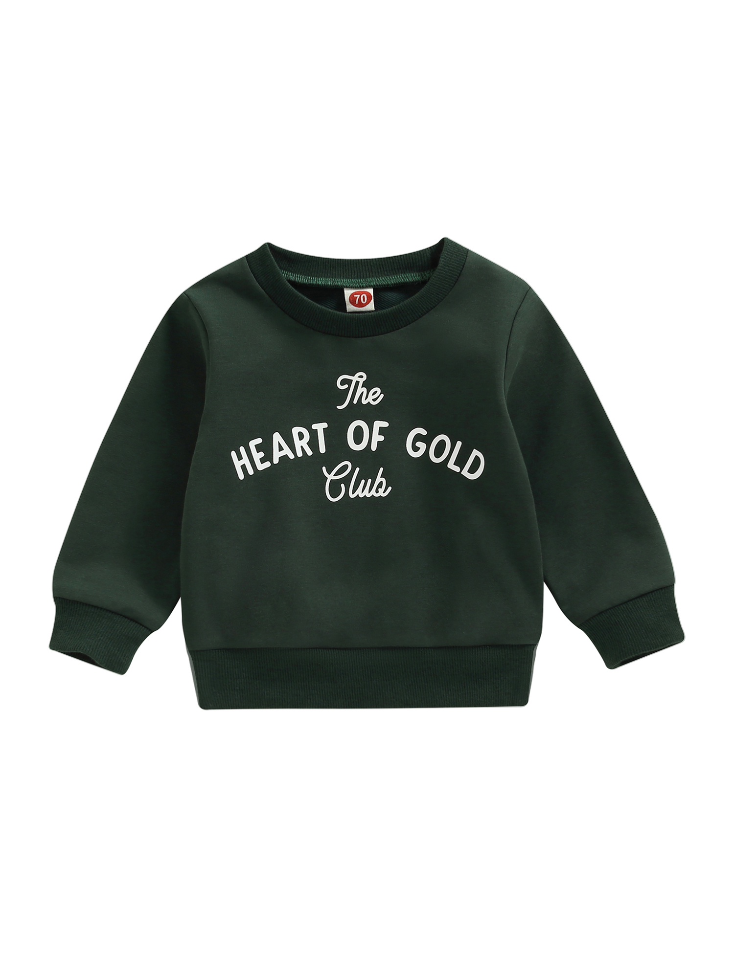 Faithtur Baby Girls Boys Sweatshirt, Long Sleeve Crew Neck Letters Print Fall Pullover Tops