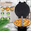 thumbnail image 2 of Electric Tortilla Maker, 10 Inch Non Stick Tortilla Press with Temperature Control & Stainless Steel Cover, 1100W Aluminum Electric Roti Maker for Pitas, Chapati, Roti, Flatbread, 2 of 5