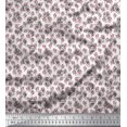 thumbnail image 1 of Soimoi Viscose Chiffon Fabric Floral Shirting Print Sewing Fabric Yard 42 Inch Wide, 1 of 1
