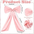 thumbnail image 3 of Large Bow For Room Decor 40x24 Inches Satin Ribbon Tie Birthday Decorations Giant Hanging Wall Decor For Ballerina Girls, 3 of 9