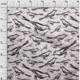 thumbnail image 3 of oneOone Rayon Dark Green Fabric Bird Sewing Material Print Fabric By The Yard 56 Inch Wide, 3 of 4
