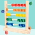 thumbnail image 2 of Wooden For Kids Math 50 Counting Toy Beads Multicolor Counters For 3 5 Year Olds Counting Toys For Preschool Learning And Development 1pc Kids Learning Games Age 3 Number Cards 1-100 Kids Measuring, 2 of 4