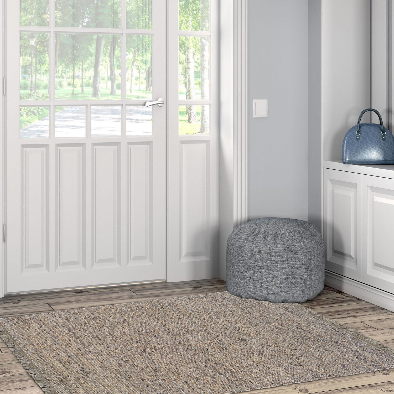 Verginia Berber Dark & Natural 7 ft. 10 in. x 4 Area Rug