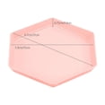thumbnail image 3 of FHBVT Hexagonal Plastic Dinner Plates 6.69 Inches, Microwave & Dishwasher Safe, Lightweight Reusable Plates, Perfect for Kitchen Camping Outdoor Dining Family Meals Special Occasions Everyday Use, 3 of 6