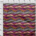 thumbnail image 3 of oneOone Tissu Tabby en Soie Prune Matériel de Robe Florale Tissu Imprimé Tissu au Mètre 42 Pouces de Large, 3 of 5