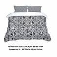 thumbnail image 3 of Suncoda Bedclothes, Bed Three Piece Gift Set Home Textile Sanding Three Piece Plain Three Piece Set Machine Washable Bedding Sets, 3 of 7