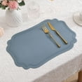 thumbnail image 2 of Sentmoon Napperons Napperon Vintage en PVC Napperons Sensation Scandinave Isolation Thermique Napperons Résistants à l'Huile Napperons de Style Occidental Napperons Lavables jusqu'à 40 % de Rabais, 2 of 7