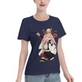 thumbnail image 2 of T-Shirt Basique à Manches Courtes pour Femmes Demon Slayer : Koiju et Nidouzi, 2 of 6
