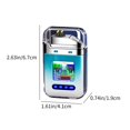 thumbnail image 3 of Big Savings! Creative Gradient Color Lighter, Outdoor Windproof Lighter with Double Arcs, Cool Transparent Lighter for BBQ, Camping, and Fire Starting, 3 of 6
