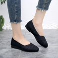 thumbnail image 3 of Dakaela Chaussures Plates pour Femmes Bout Rond Habillées Mary Jane Ballerines à Enfiler Marche Travail Mocassins Bleu 6, 3 of 6