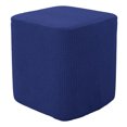 thumbnail image 1 of Housses Extensibles pour Repose-Pieds Carrés, Housse Décorative pour Pouf, Protecteur Bleu Foncé, 1 of 7