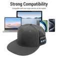 thumbnail image 4 of Removable Cap with Speaker, Adjustable Music Hat Cap, Outdoor Sports Baseball Cap, Snapback Hats for Men, Music Hat for Running, Cycling, Hiking, Skiing, 4 of 7