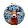 thumbnail image 1 of Pcksrro Home Decorations Items and Hanging Ornaments Deal!Starters Wool Felts Painting With Embroidery Frame Needle Felts Material Pack Diy Needle Felts Suitable For Beginners To Crafts, 1 of 5