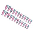 thumbnail image 2 of ruzhgo Length Coffin Fake Nail Scratch Resistant Press-on Fingernails Removable Trimble Nail Tip Adjustable Manicure Stickers Girls Type 1 Type 17, 2 of 6